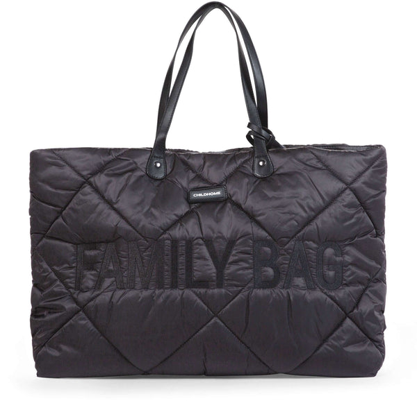 Family Bag Quilted Puffered Black - ChildHome