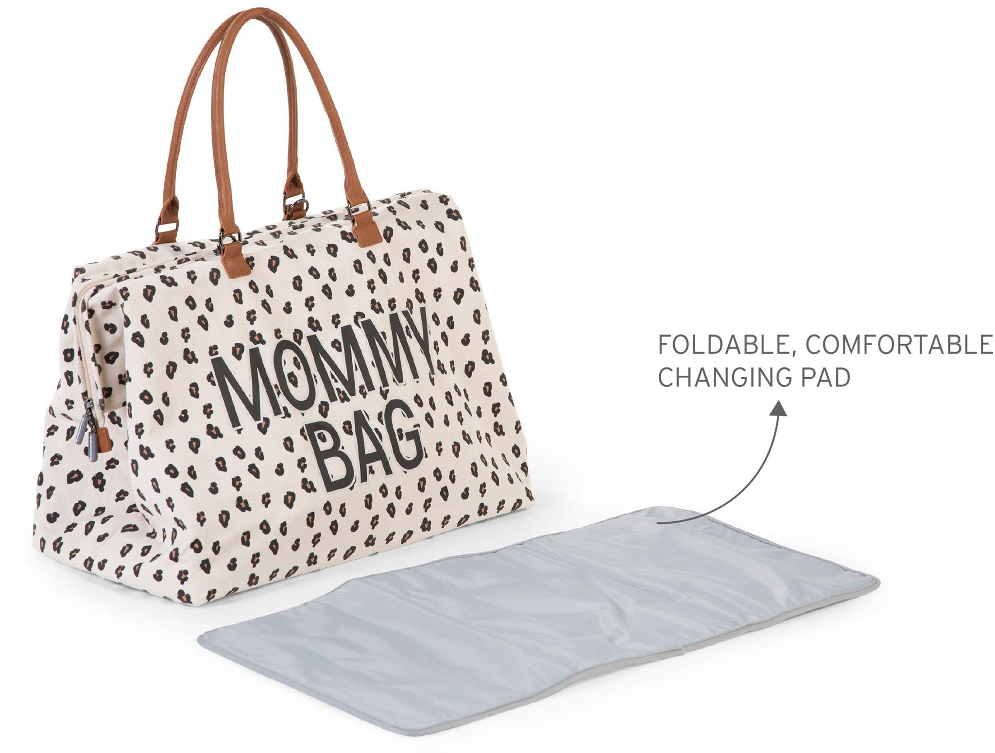 Mommy Bag Big Canvas Leopard - ChildHome