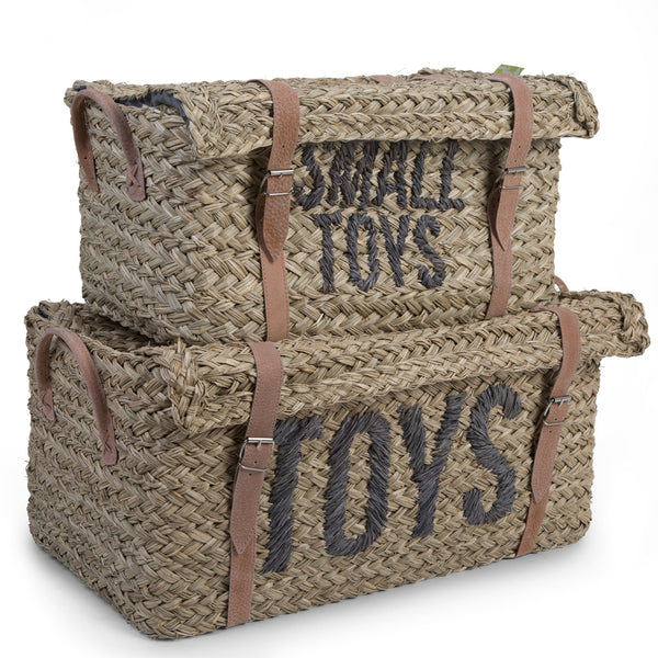 Rattan Toy Basket Set of 2 - ChildHome