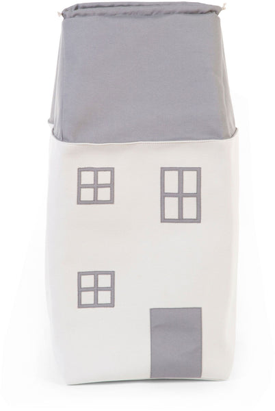 Toy Storage Bag House Grey Offwhite - ChildHome