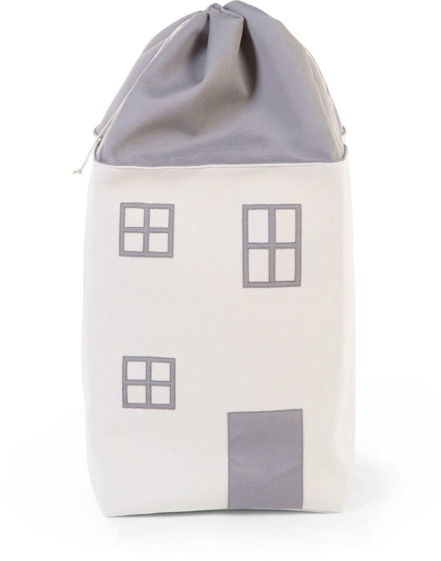 Toy Storage Bag House Grey Offwhite - ChildHome