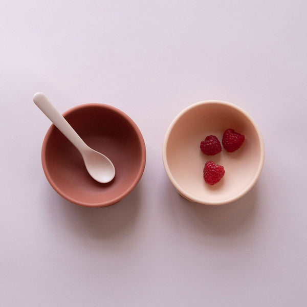 Silicone Spoon Set Blush - Terracotta - Ekobo