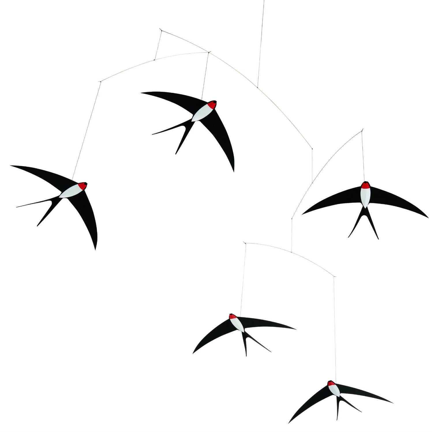 Five Flying Swallows Mobile - Flensted Mobiles