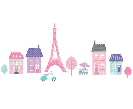 I love Paris Wall Stickers - Speckled House