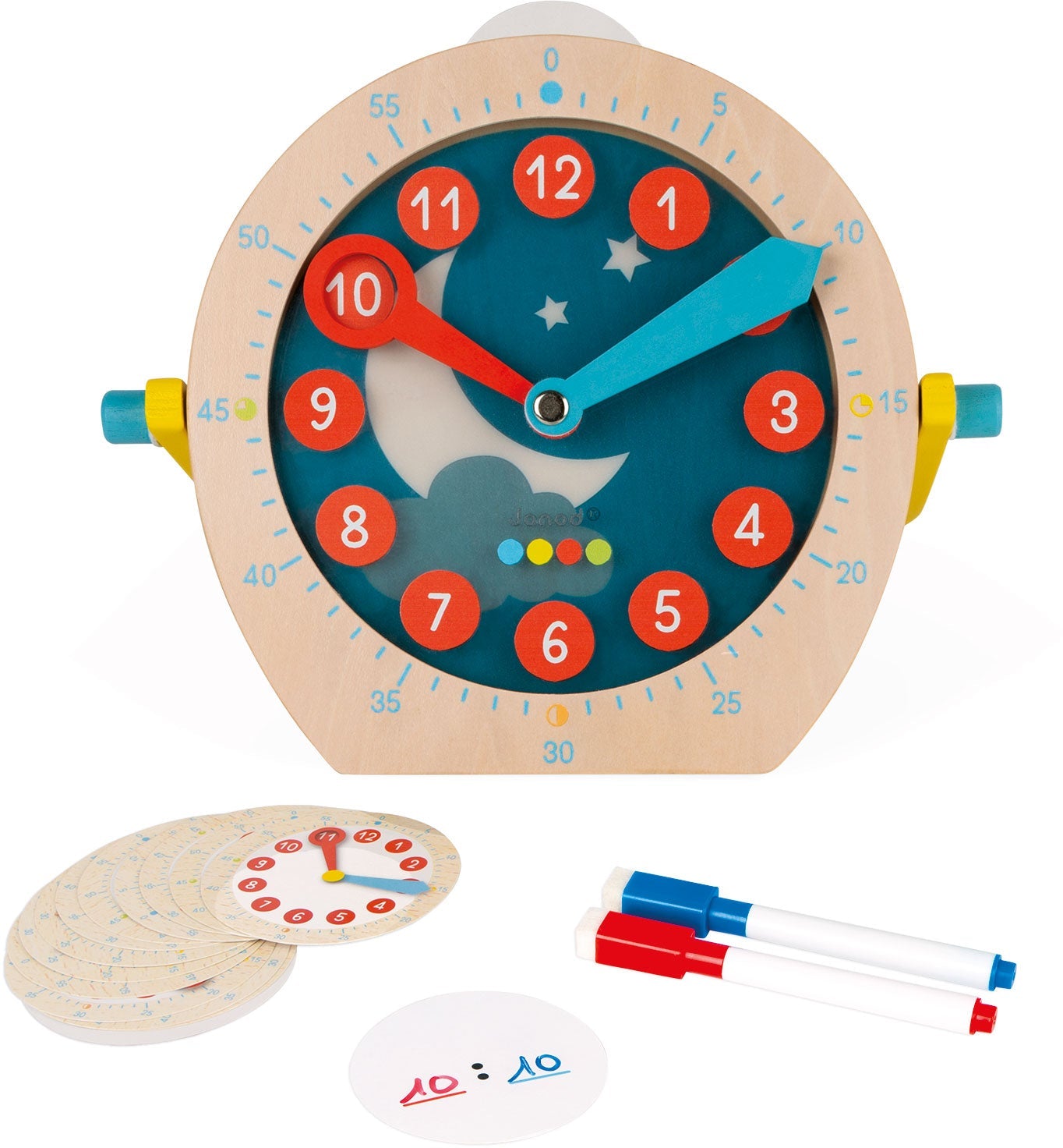 Learn to Tell The Time Activity Toy Set - Janod