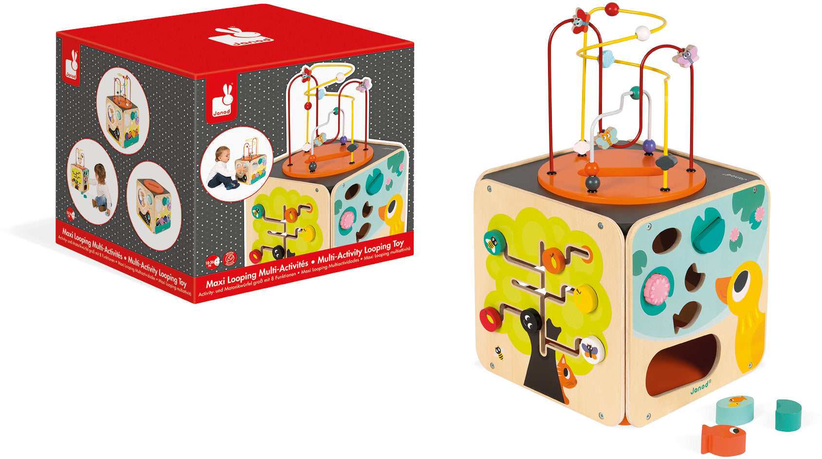 Multi Activity Wooden Looping Toy - Janod