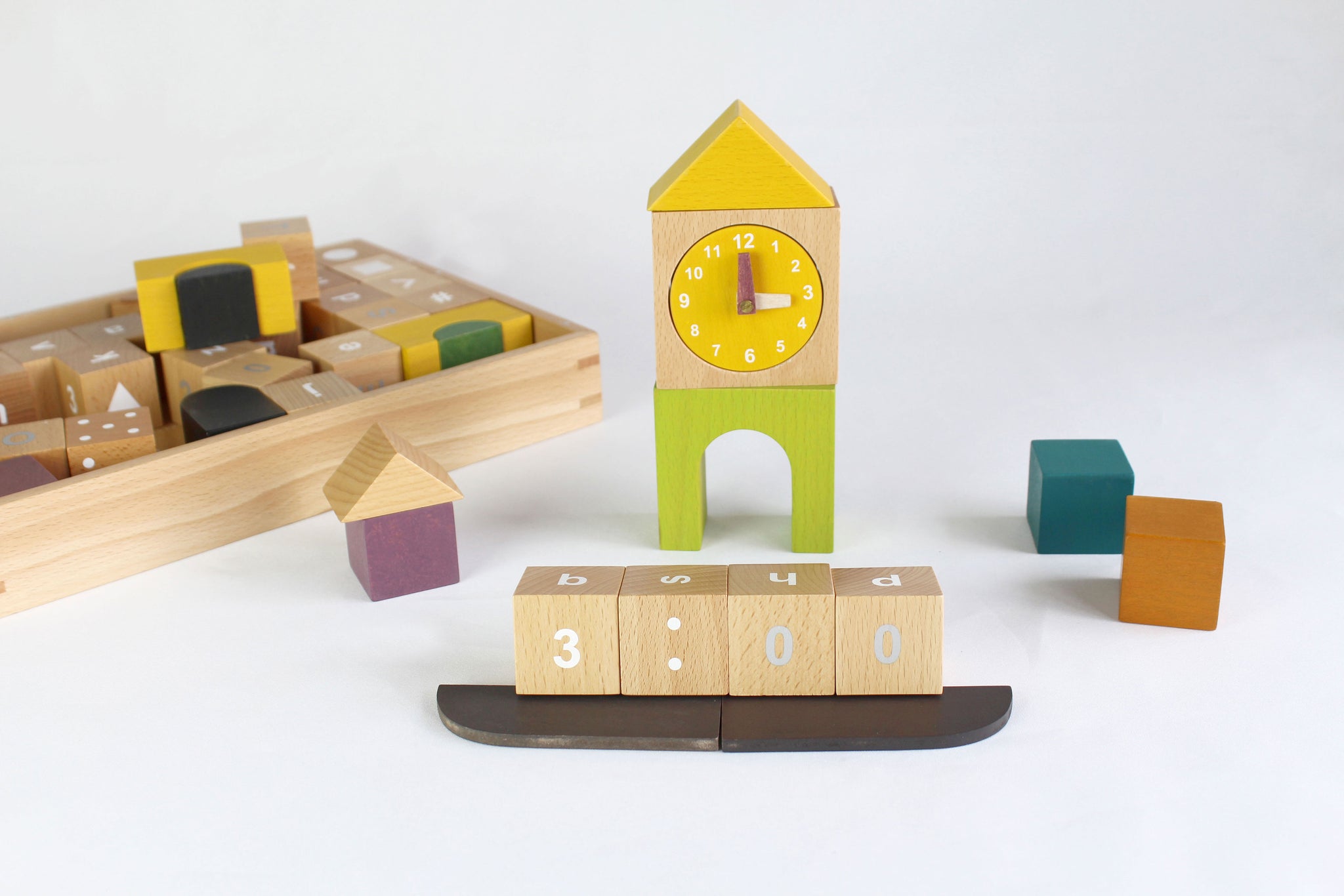 Tsumiki Educational Wooden School Building Block Set - kiko & gg