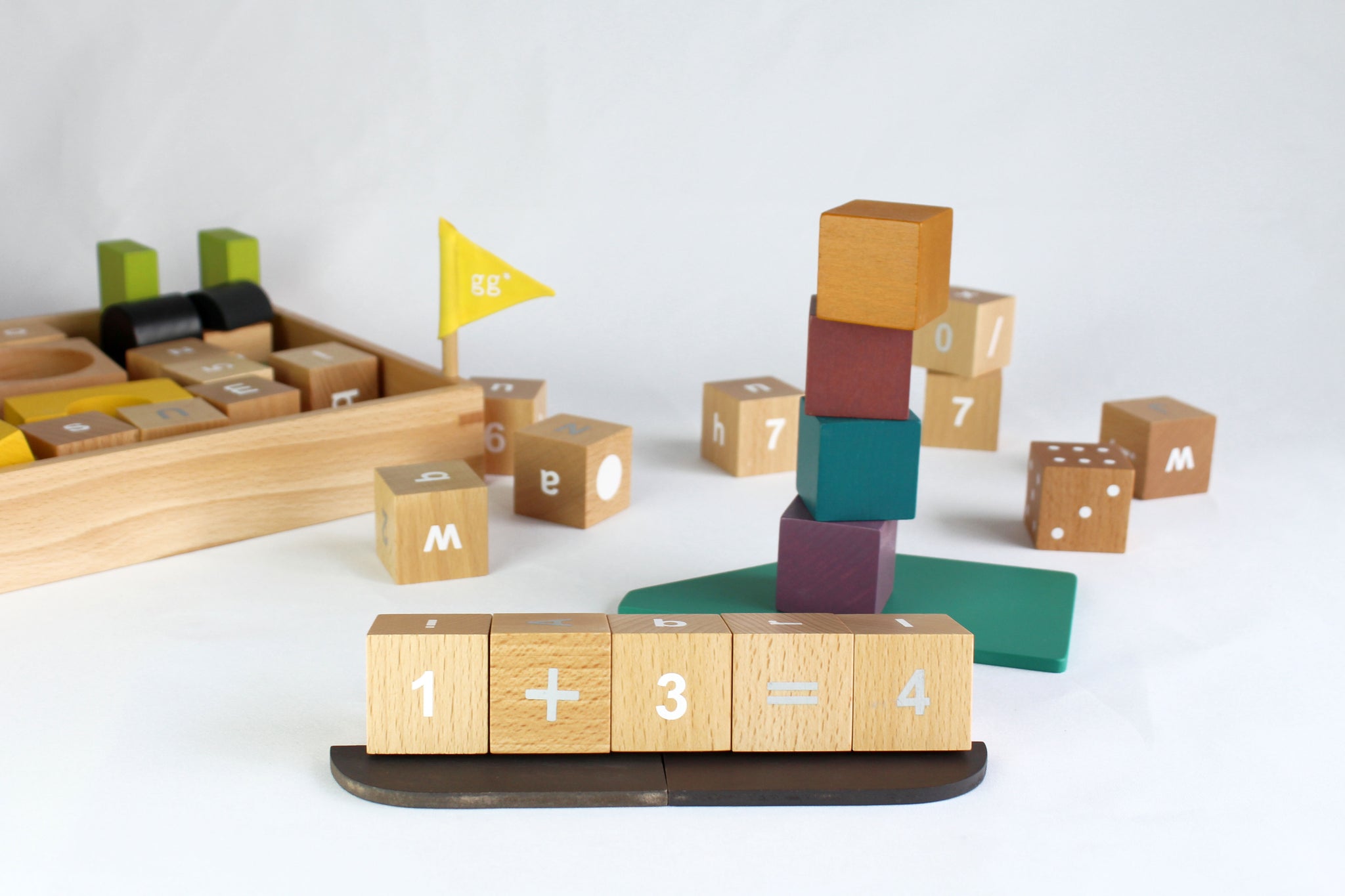 Tsumiki Educational Wooden School Building Block Set - kiko & gg