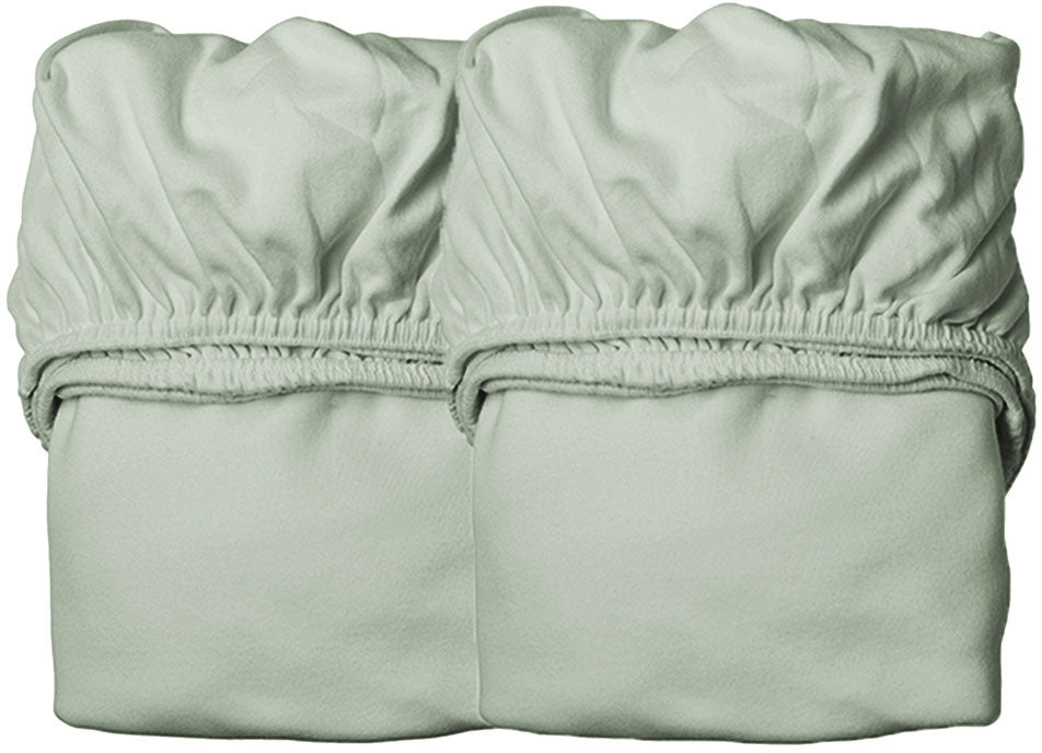 Fitted sheet cot bed 60x120 two pack Sage Green - Leander