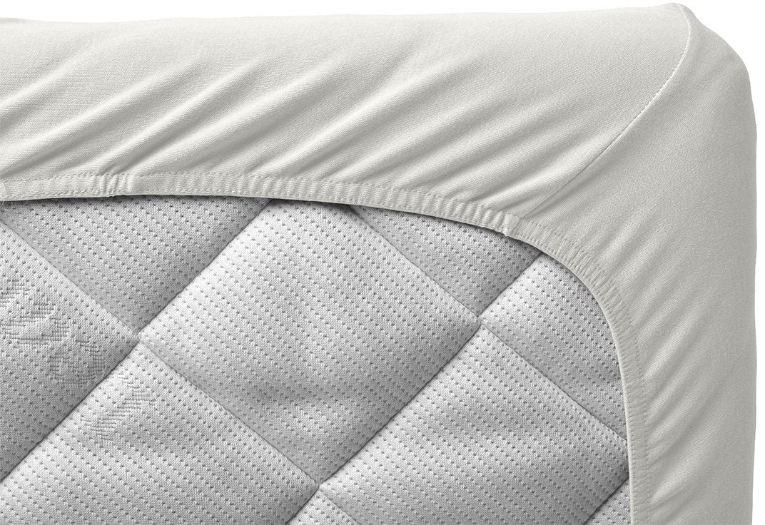 Fitted sheet cot bed 60x120 two pack snow - Leander