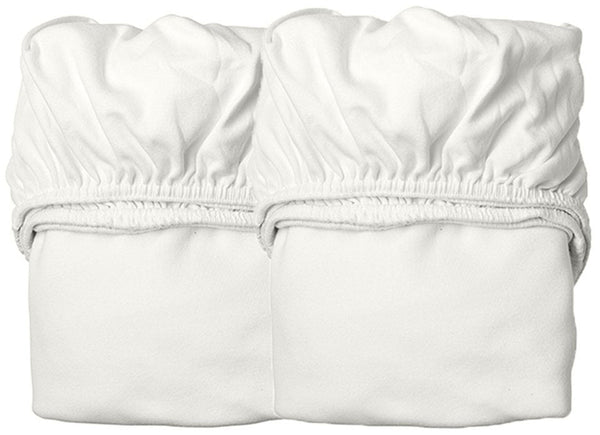 Fitted sheet junior bed 70x140 two pack snow - Leander