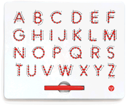 A to Z Magnatab Uppercase Letters - Kid O