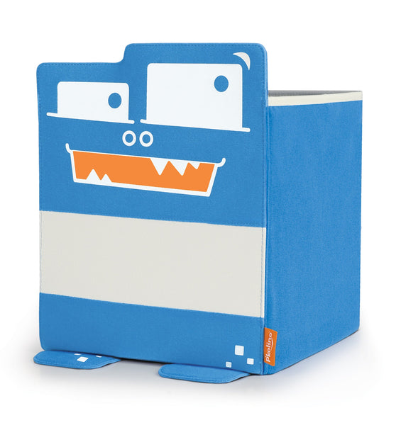 Mess Eater Cube Shelf Storage Bin Blue - P'kolino