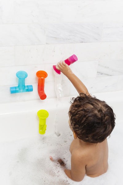 Pipes Building Bath Toy Multi Coloured - Boon