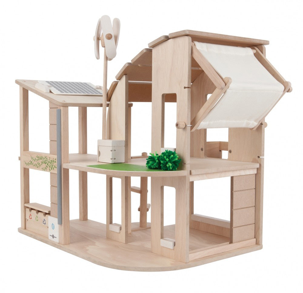 Modern Green Dollhouse Set - Plan Toys