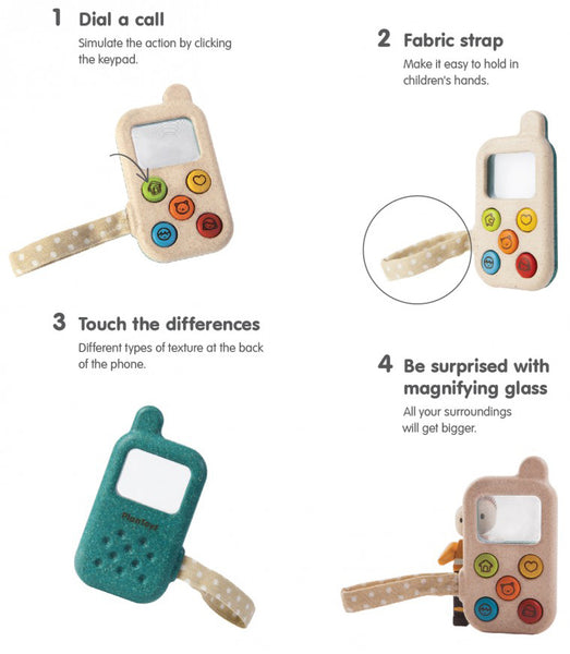 My First Phone Wooden Toy - Plan Toys