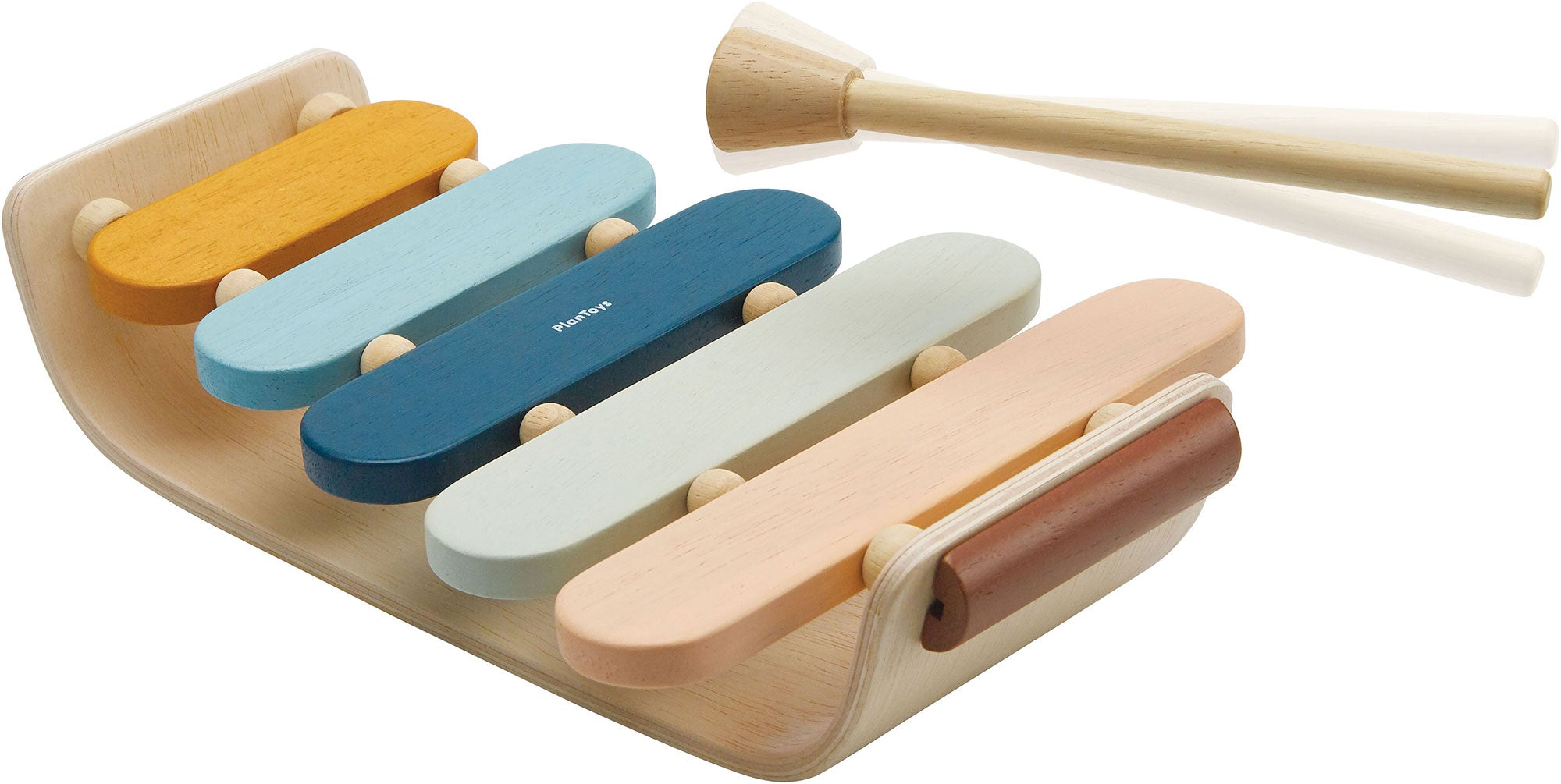 Wooden Oval Xylophone Orchard Collection - Plan Toys