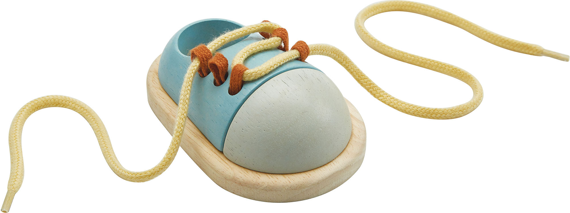 Wooden Toy Tie up Shoe Orchard Collection - Plan Toys