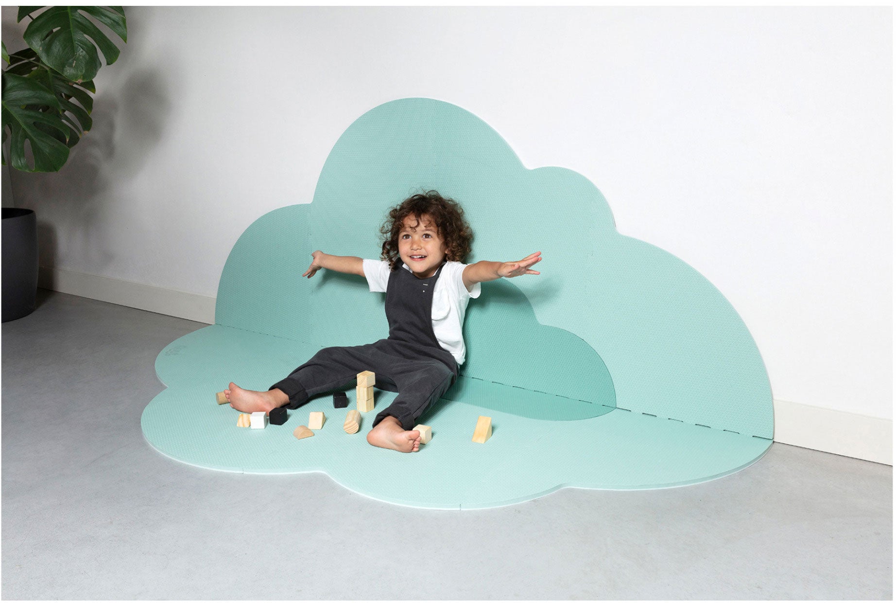 Cloud Playmat Mint Green Large - Quut