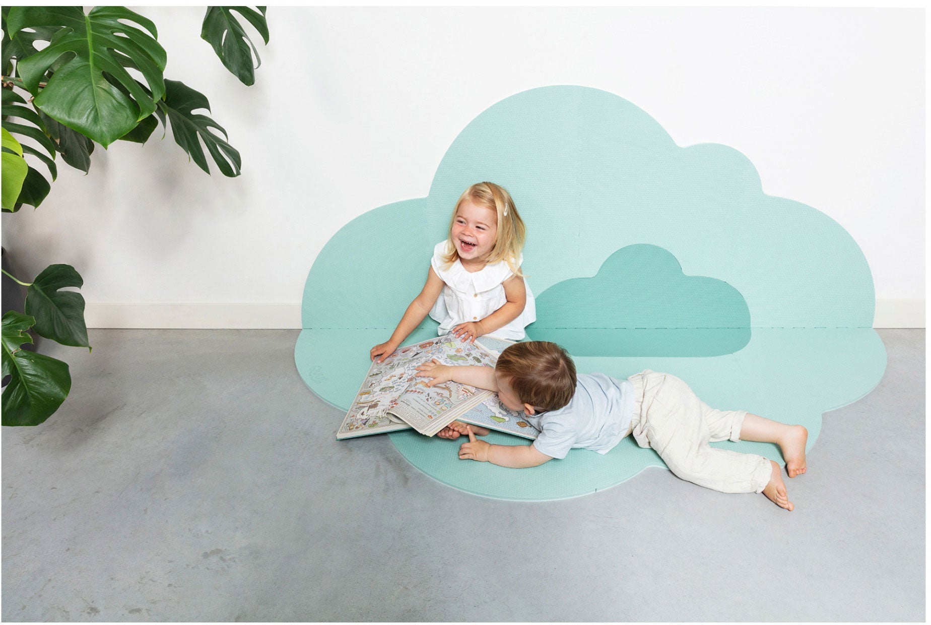 Cloud Playmat Mint Green Large - Quut