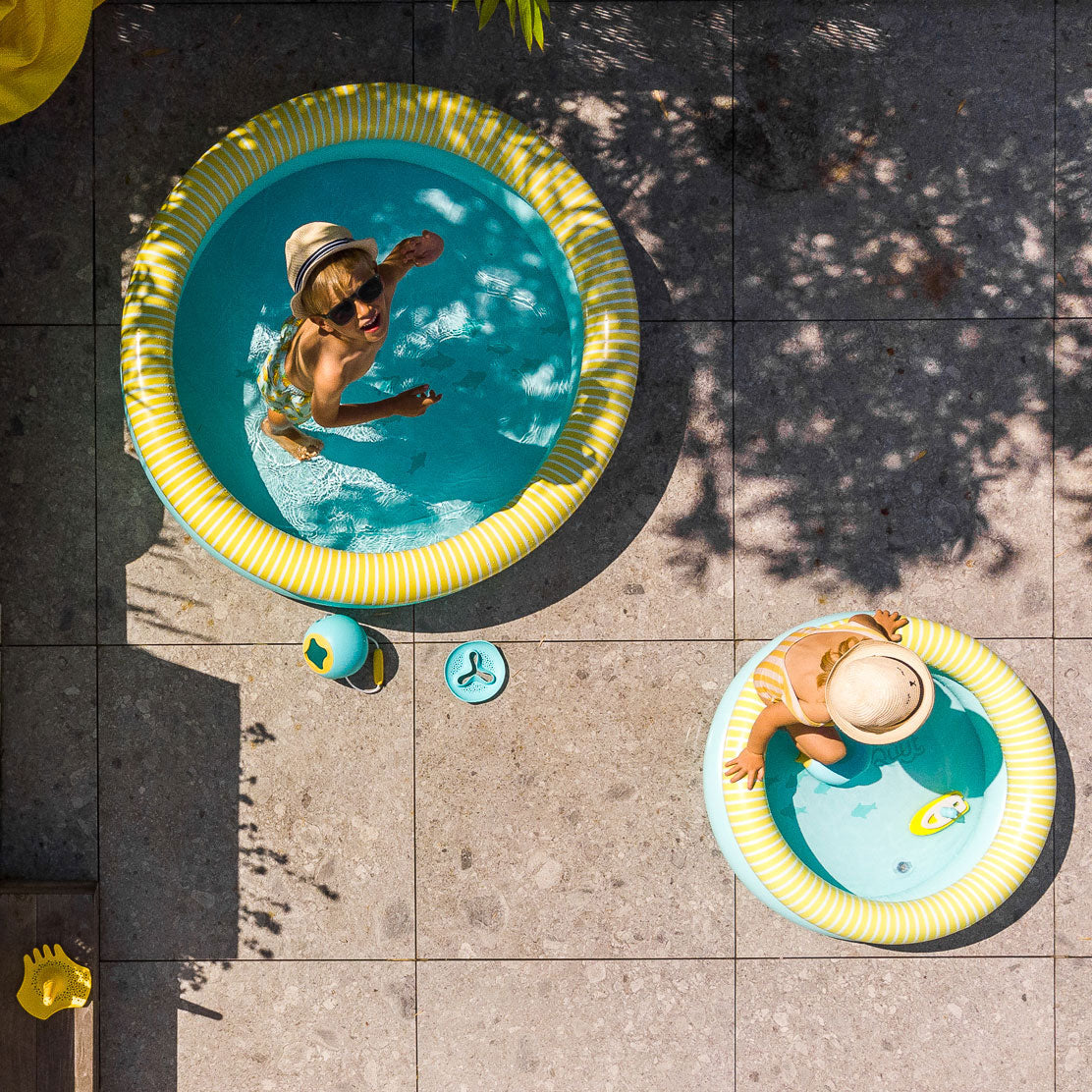 Dippy Inflatable Tropical Pool Banana Blue - Quut
