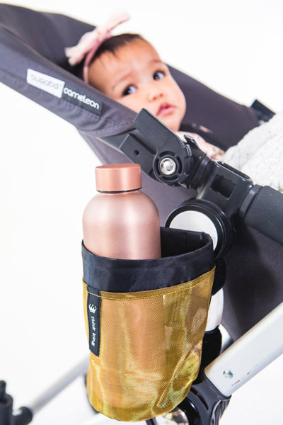 Soft Buggy Cup Holder Accessory Gold - Think King