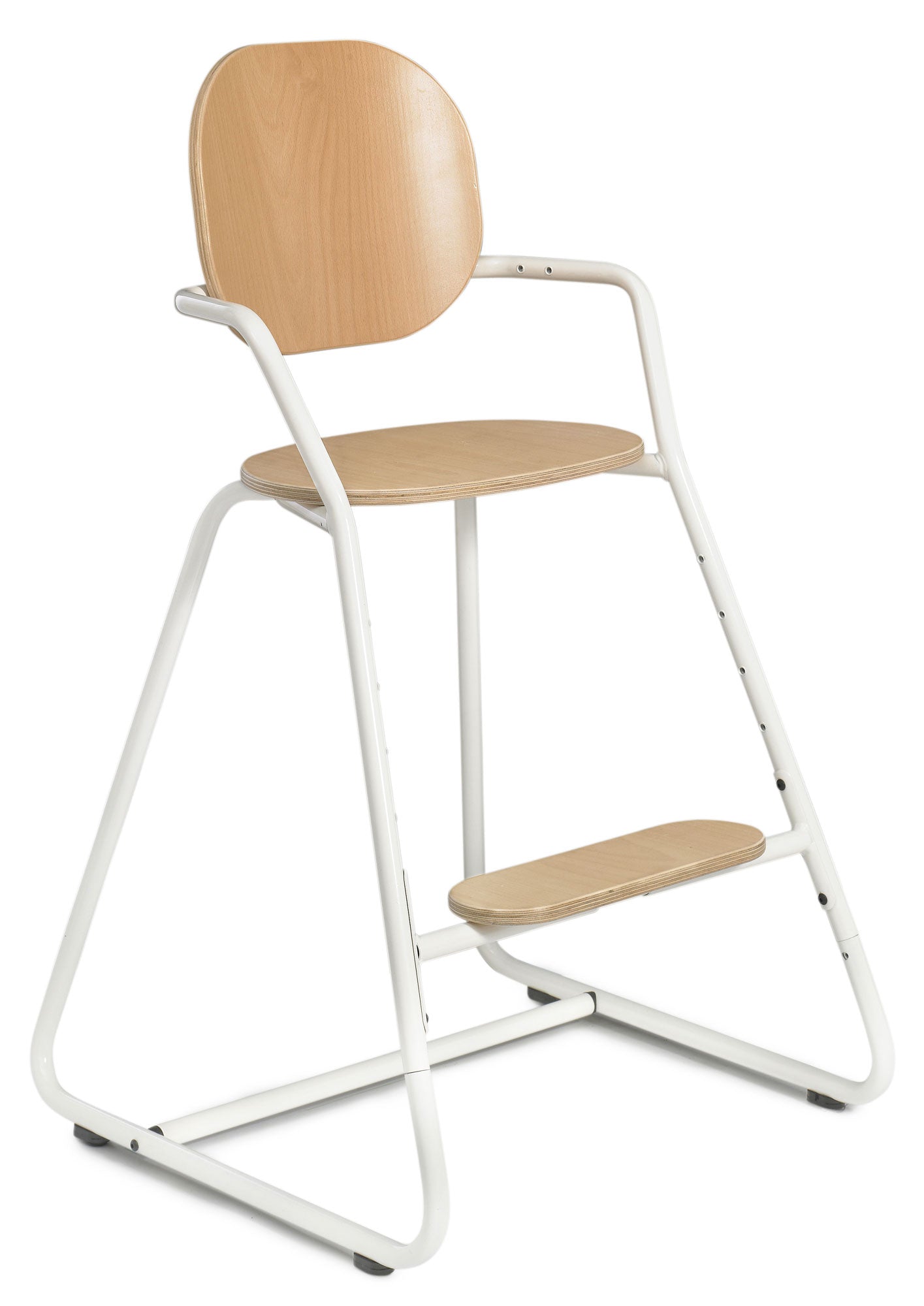 Tibu Retro High Chair Gentle White - Charlie Crane