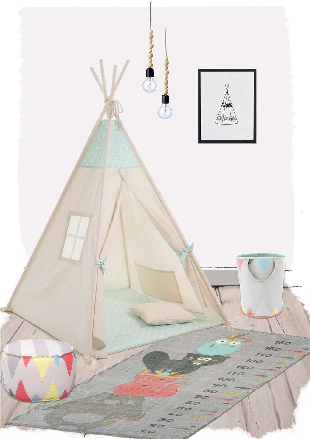 Nattiot Totem Children's Floor Rug